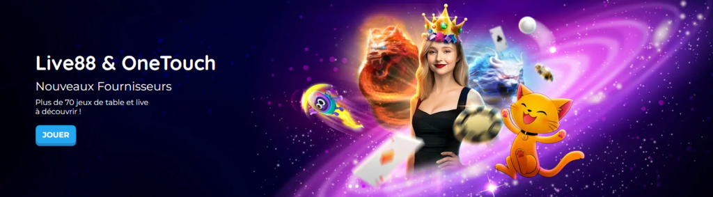 Nouveaux fournisseurs de Jackpot Bob casino